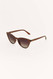 Z Supply Rooftop Polarized Sunglasses Chestnut