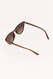Z Supply Rooftop Polarized Sunglasses Chestnut
