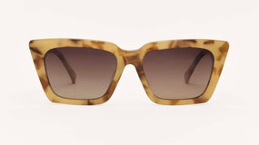 Z Supply Feel Good Polarized Sunglasses Blonde Tortoise 