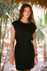 Z Supply Rowan Textured Knit Dress Black