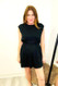 Jennifer Z Supply Rowan Textured Knit Dress Black