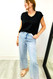 Jennifer Dear John Polly Super High Rise Cropped Jeans Naples