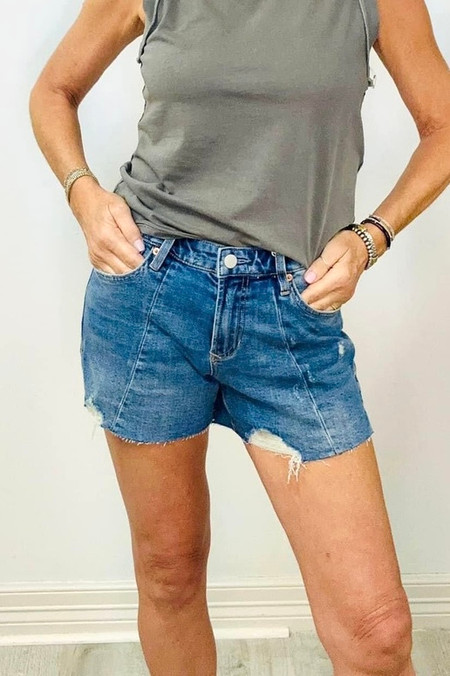  Dear John Gigi Mid Rise Frayed Hem Reach