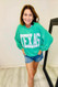 Jennifer Bucketlist Texas Comfy Graphic Sweatshirt Green