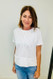 Jennifer Erin Gray Celia Perfect Length Tee White