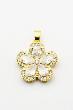 Treasure Jewels Rhinestone Flower Charm