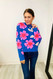 THML Flower Knit Sweater Blue 