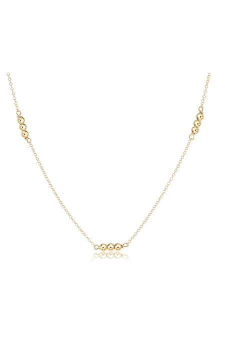 E Newton 15” Choker Joy Simplicity Chain 3mm Gold N15SIGJOYG3