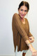 Jennifer Eesome Crew Neck Knit Sweater Coco