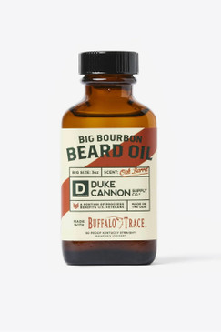 Duke Cannon Big Bourbon Beard Oil Oak Barrel Scent 3oz 