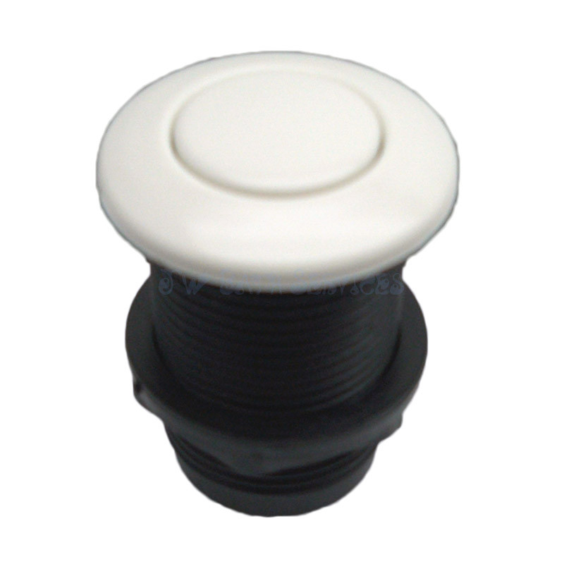 LG15W Jacuzzi 15 Air Button Complete, White JW Services