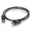 Display Port Cable with Latches Male/Male - Black