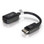 8IN DISPLAYPORT MALE TO HDMI FEMALE ADAPTER CONVERTER - BLACK (54322)