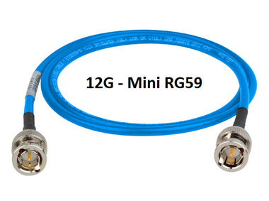 AV-Cables 12G HD SDI 4K UHD BNC - BNC Mini RG59 Cable
