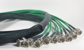 10 Channel 6G HD SDI BNC Snake Cable
