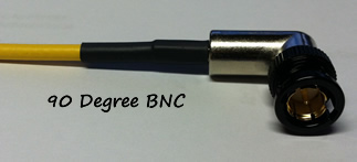 13ft  90 degree BNC to 90 Degree BNC 