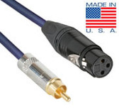 1.5ft Pro Series XLR Female to RCA Cable