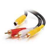 4-in-1 Composite Video/S-Video with RCA Audio Cable