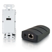 TruLink® USB 2.0 Over Cat5 Superbooster Dongle Transmitter to Wall Plate Receiver Kit