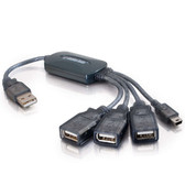 11in 4-Port USB 2.0 Hub Cable (27402)