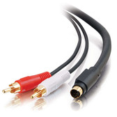 6ft S-Video + RCA Stereo Audio Cable (02309)