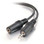 3ft 3.5mm Stereo Audio Extension Cable Male to Female (40406)