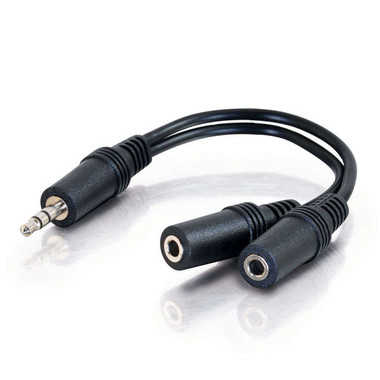 3.5mm Stereo Male To 3.5mm Stereo Female Y-Cable (40426)