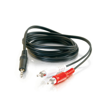 6ft 3.5mm Stereo Male to RCA Male Y-Cable (40423)