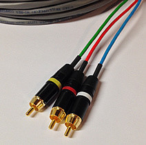 Plenum-Rated RCA Audio Composite Video Cable