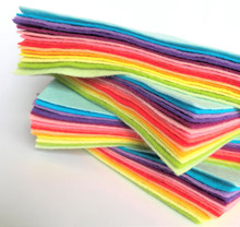 Candy Bundle 15 Shades - Wool Blend Felt - 4 sheet sizes