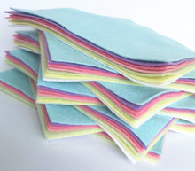 Unicorn Bundle - 7 Sheets 7 Shades - Wool Blend Felt