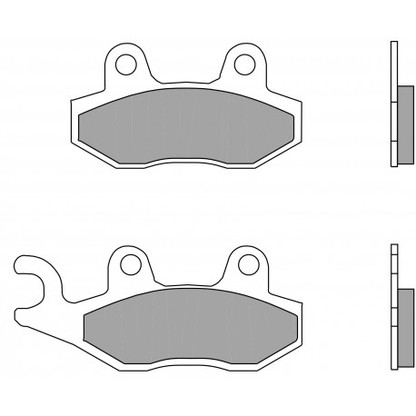 Pastillas de Freno Trasera brembo Tiguer Explorer. (07YA21SD) 