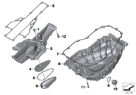 Empaquetadura BMW para F650/F700/F800 GS/R/ST