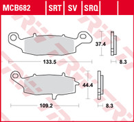 TRW Pastilla de Freno Delantero IZQ para Kawasaki Versys 650/Suzuki DL650/DL1000 02-09