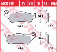 TRW Pastilla de Freno Trasera para KTM 950/990/1050/1090/1190/1290 (MCB648SH)