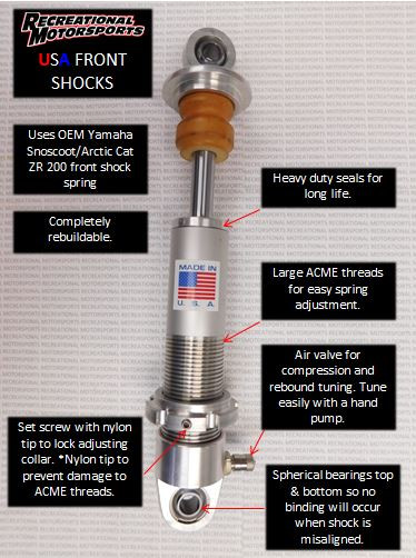 Front Usa 200 Shocks