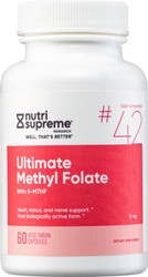 Folate, Ultimate Methyl (5-MTHF)- 60 capsules