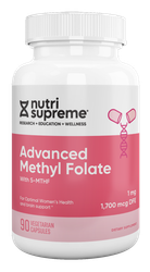 Folate, Advanced Methyl (5-MTHF)- 90 capsules