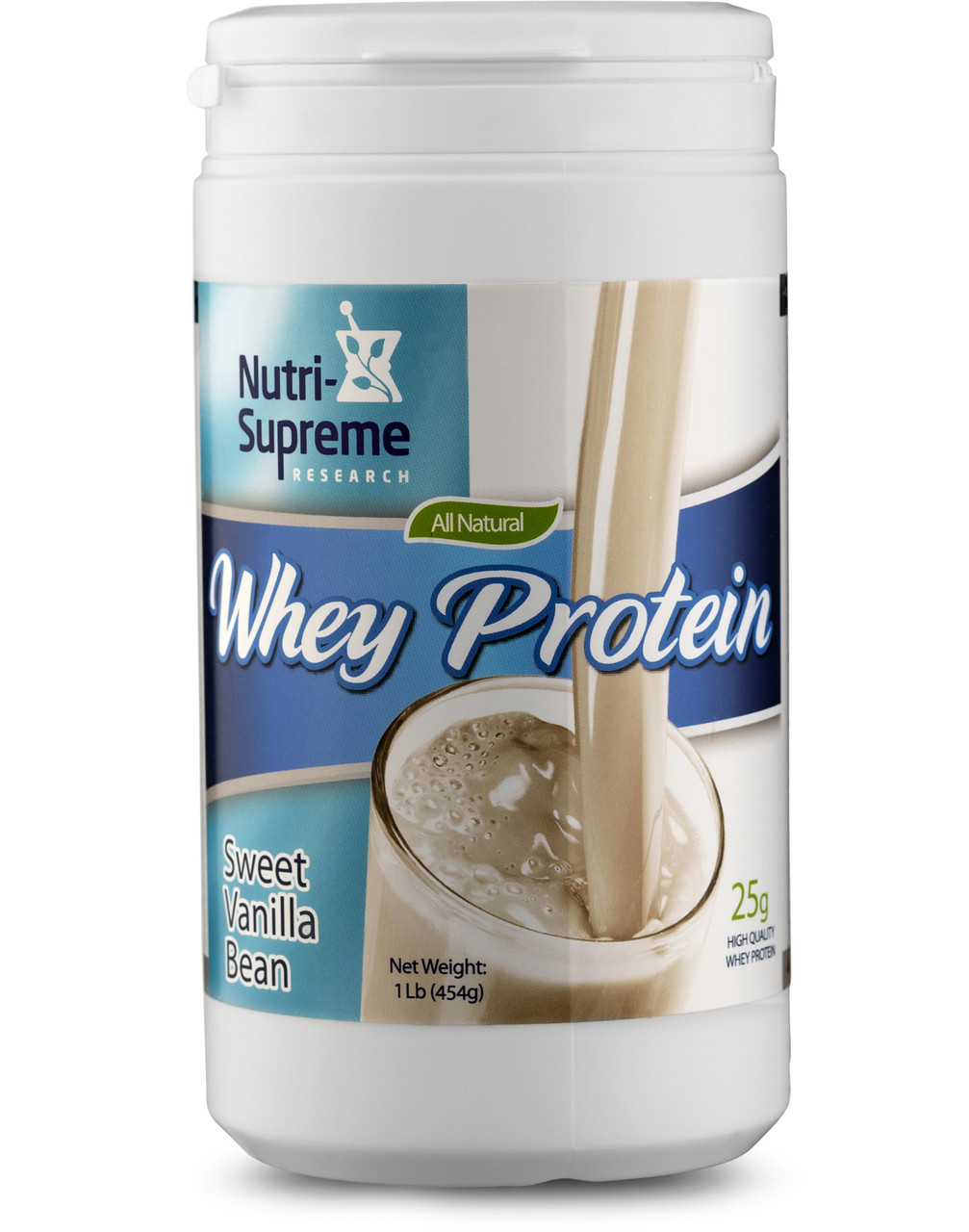 Whey Protein Sweet Vanilla Bean 1 lb - Nutri Supreme