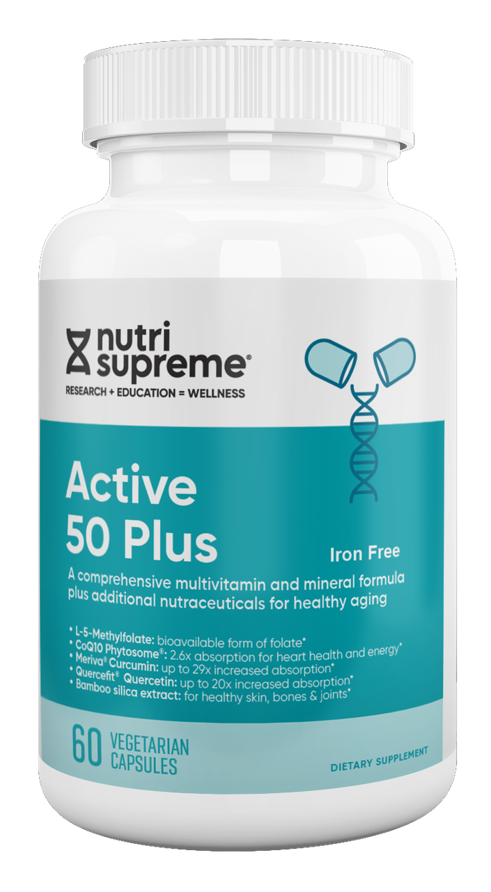 Active 50 Plus Multivitamin | Advanced Energy, Brain & Healthy Aging ...