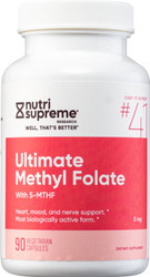 Folate, Ultimate Methyl (5-MTHF)- 90 capsules
