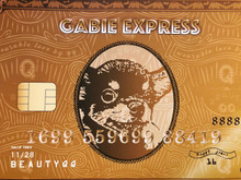 Gabie Express Gold Card 雞肶好運金卡手拿包