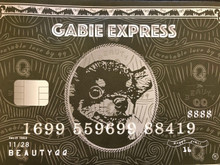 Gabie Express Black Card 雞肶好運黑卡手拿包
