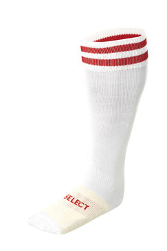 DENMARK SOCKS WHITE/RED 