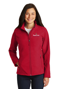 Ladies Core Soft Shell Jacket (Red)