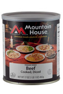 Mountain House Diced Beef-Freeze Dried Emergency Survival Food (0030122)