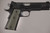 Hogue 1911 Government OD Green Checkered Grip Panels
