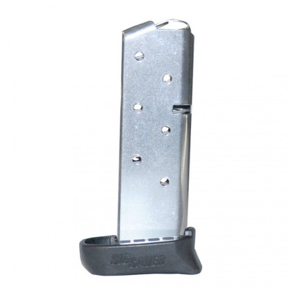 Sig Sauer P238 7 Round .380 ACP Magazine W/Finger Rest-Nickel Finish