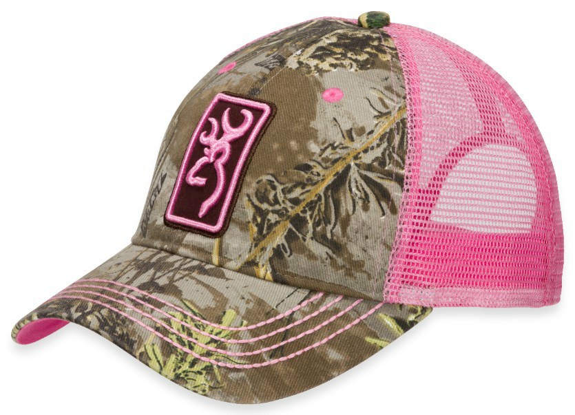 pink browning hat