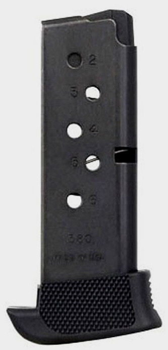 380ACP Details about   Ruger Blued Finish Finger Rest 7Rd Magazine Fits Ruger LCP 